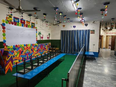 Academy / Evening School Building Available for Rent A 1 Kanal double-storey house is available for rent for an Academy or Evening School in Johar Town Phase 1, near