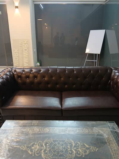 office furniture table, chairs, sofa set for sell in new condition!