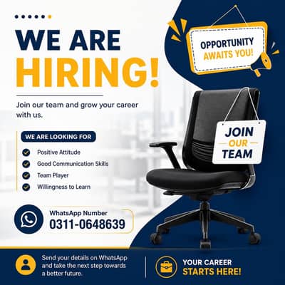 We are hiring Males and females for office and online Work