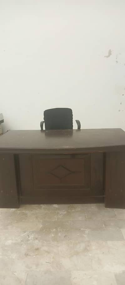 Executive Office Table + Revolving Chair | Used | Hyderabad