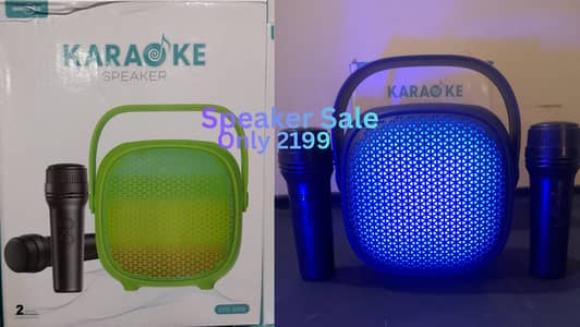 Greatnice GTS-2009 Karaoke Speaker with 2 Wireless Microphones | Only