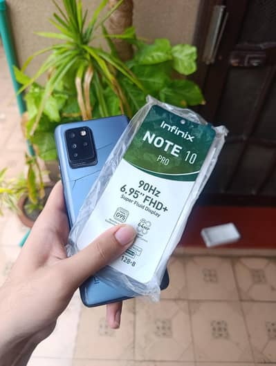 Infinix Note 10 Pro 8gb 128gb with box gaming phone pta approved