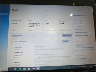 Fujitsu Laptop | Core i3 2nd Gen | 8GB RAM | 120GB SSD + 250GB HDD