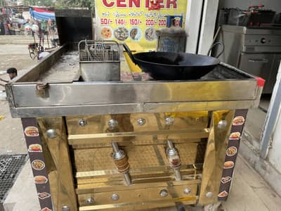 L shaped Bar bq counter