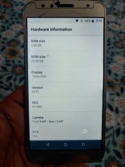 Motorola Moto G5s plus 3GB، 32GB، PTA