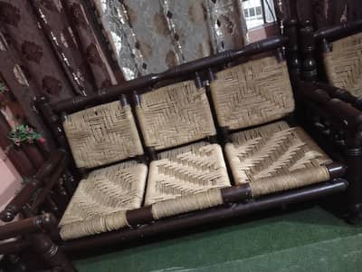 Wooden Sofa Set