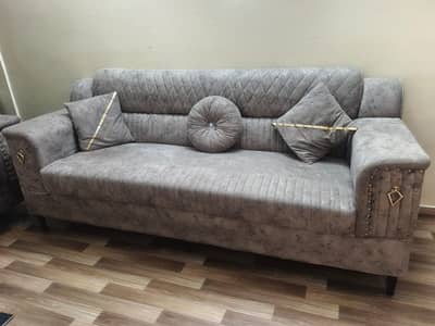 5 SEATER SOFA SET WITH TABLE