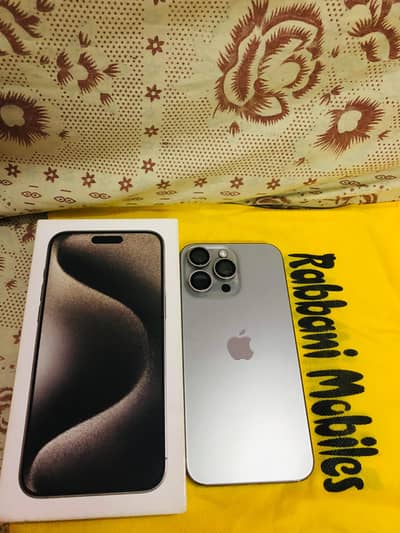iPhone 15 Pro Max | 256GB | JV | Full Box | Excellent Condition