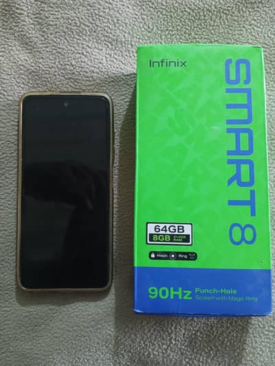 Infinix Smart 8 (4GB + 4GB Extended RAM, 64GB Storage)