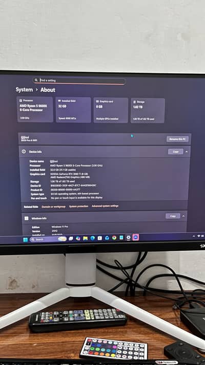 Gaming pc RTX 3060TI 32gb Ran ddr 5