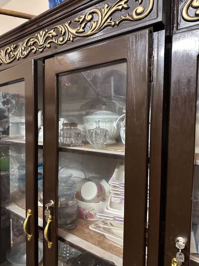 Wooden showcase