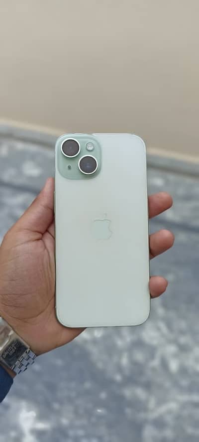 Iphone 15whitegreen mix colour