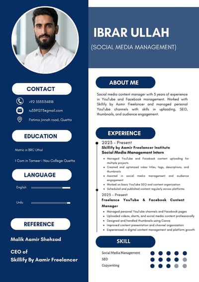Social Media manager.