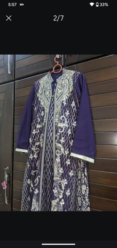 Long Open shirt style Maxi