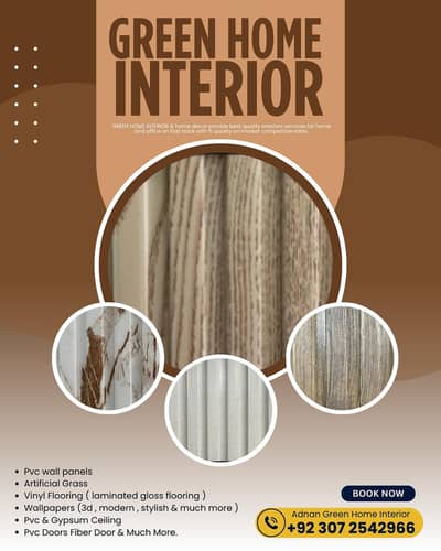 WPC Flouted Wall Panel/ PVC Panel/ 3D Wallpaper/ Ceiling/ Floorings/
