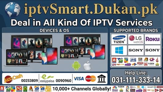 iptv Services - 4k hd fhd UHD Tv - 3D Dubbed Movies - All Web Series