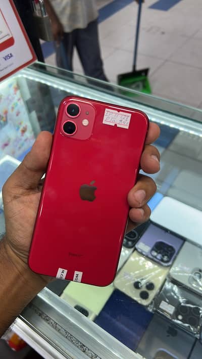 Iphone 11 pta approved 128Gb Red colour 89 health All ok
