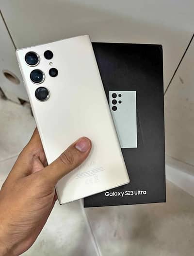 Samsung Mobile S23 Ultra pta official approved complete box