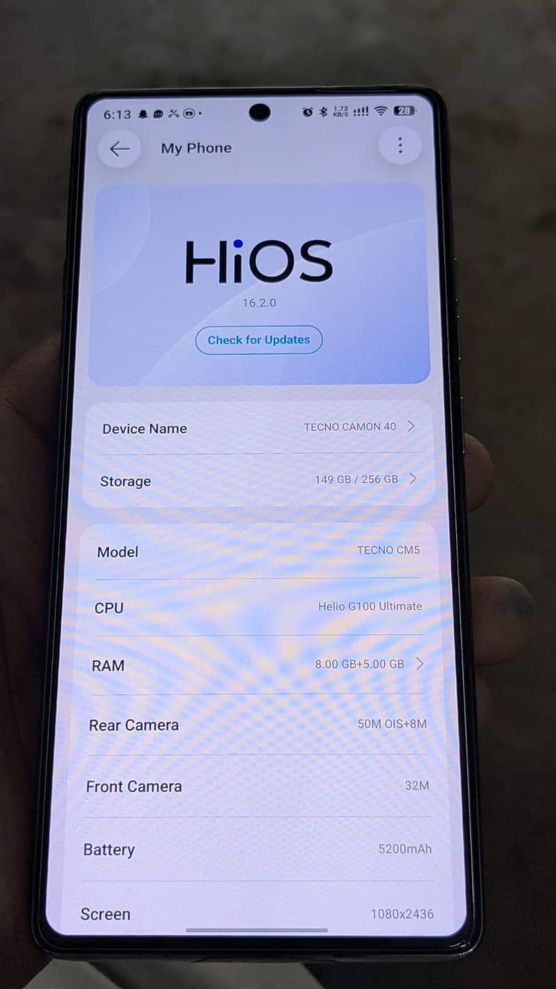 Tecno CAMON 40 6