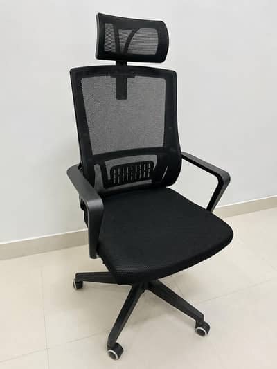 office chair & 2 visitor sofa