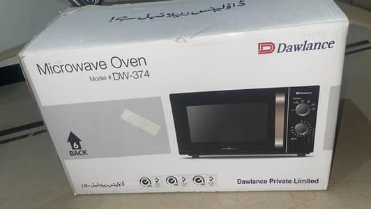 Brand New Dawlance DW-374 Microwave Oven (Box Packed / Unused)