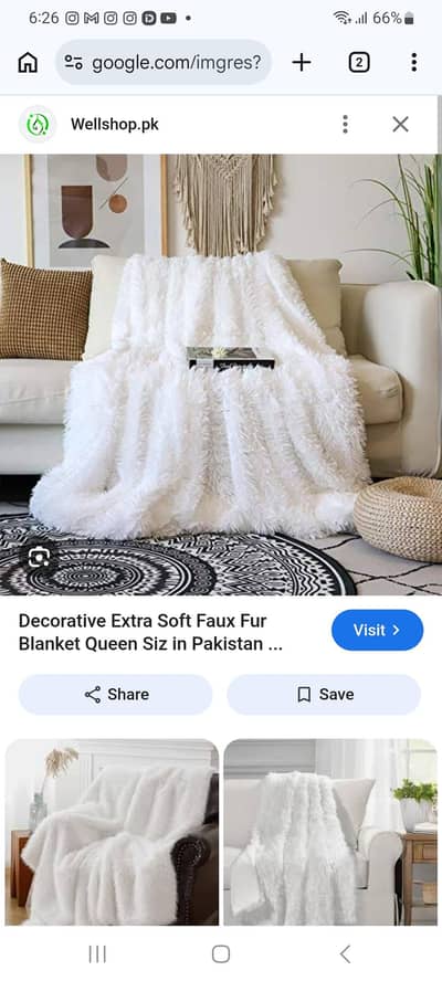 Faux Fur Blanket