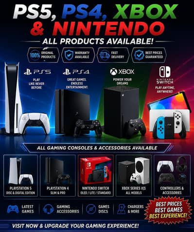 all types of console an accessories