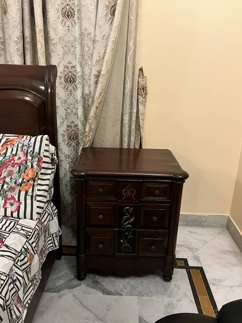 King size bed available solid wood 1