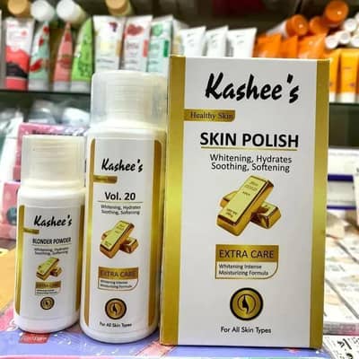 kashees whitening skin polisher & Activator