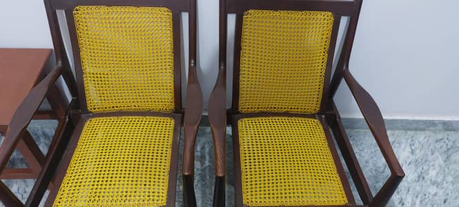 6 wooden chair