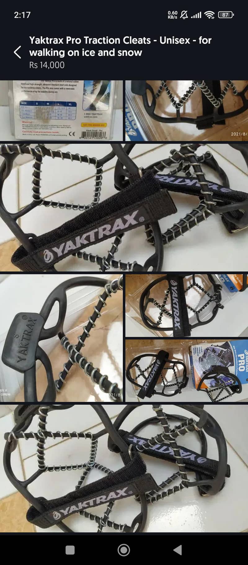 Yaktrax Pro 1