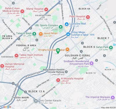 1050 Square Feet Spacious Flat Available In Gulshan-e-Iqbal - Block 1 For sale