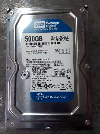 500 gb brand new hhd internal hard drive