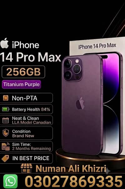 iphone 14 Pro Max with BOX