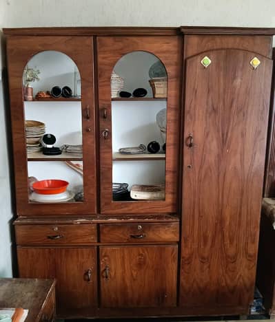 showcase and shelf