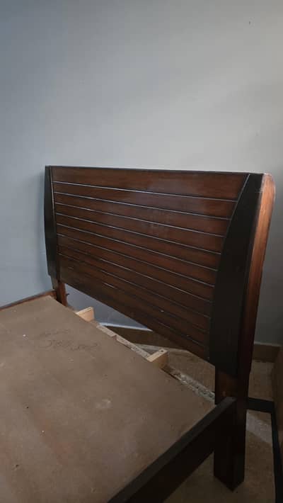 2 Single Wooden  Beds