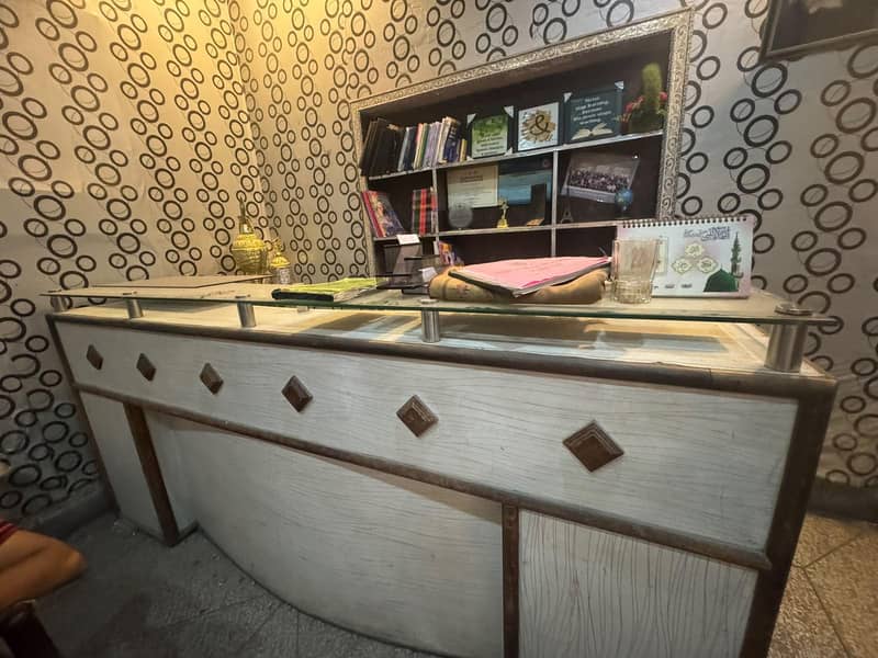 reception counter 0