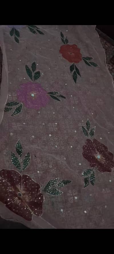Hand painted dupatta