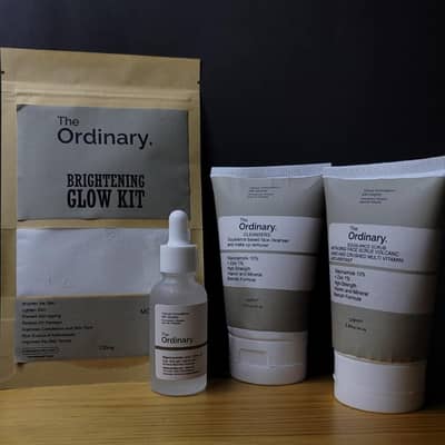 The Ordinary Brightening Glow 4-piece Serum Exfoliator Cream