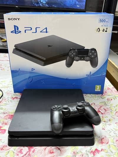 Ps4 500Gb jet black 13.02