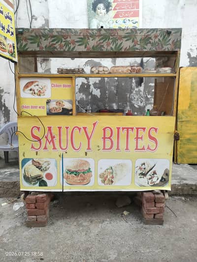 Shawarma burger counter for sale