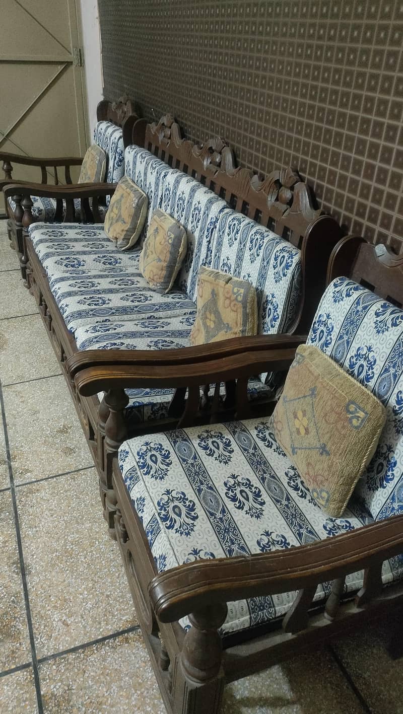 Solid wood Sofa set 4