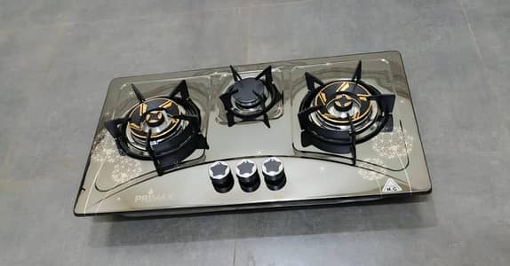 Brass burner hob or stove