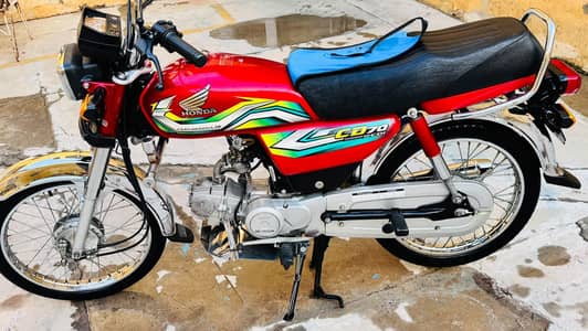 honda cd 70 2023 just like new