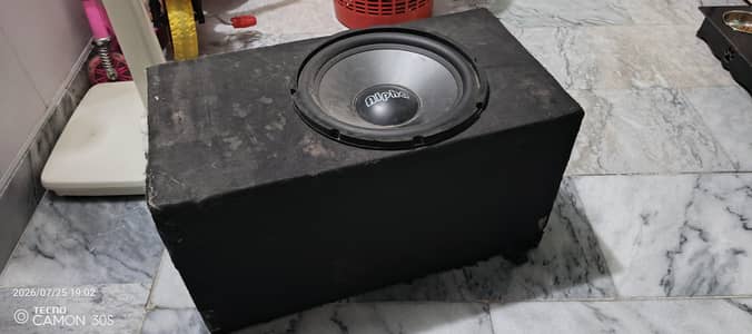 Car Speaker with Amp complete