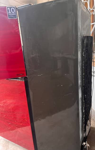 Haier Double Door Refrigerator – Red Glass Door – Excellent Cooling