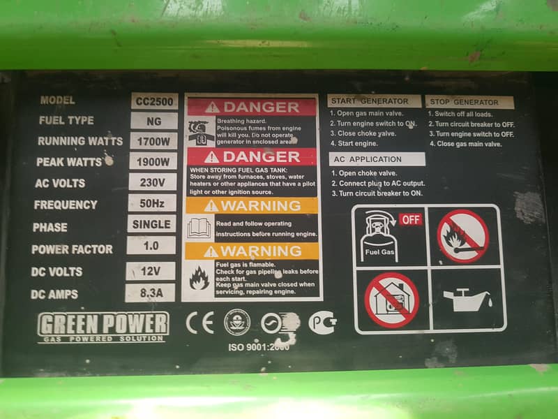 Gas generator 1