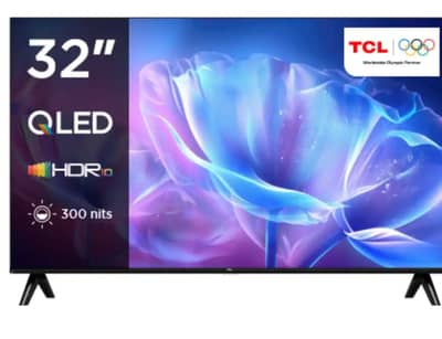TCL LED WITH SMART BOX AND MINI SPEAKER