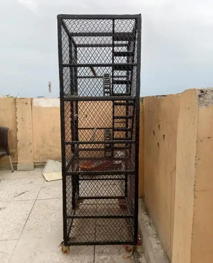 Large cage pinjra 4 sale height 6 feet 3 portions size 3/2 — photo 3