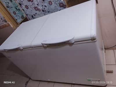 Haier double door deep fridge in excellent condition
